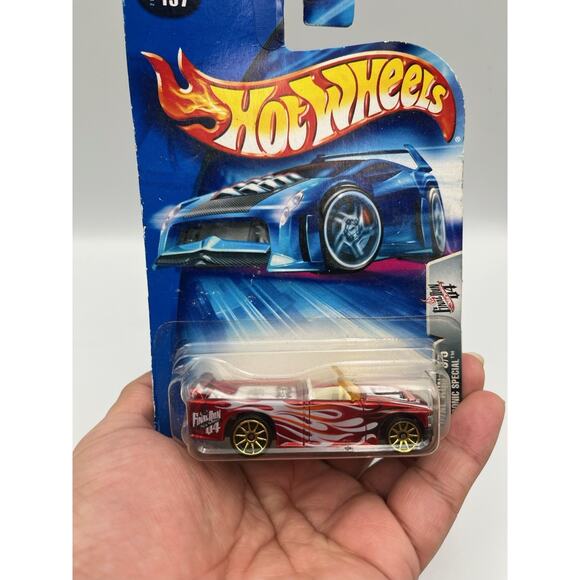 Hot Wheels - 2004 - Final Run #5 Of 5 - Sonic Special - #137 - Red - Mini Truck - Picture 6 of 6